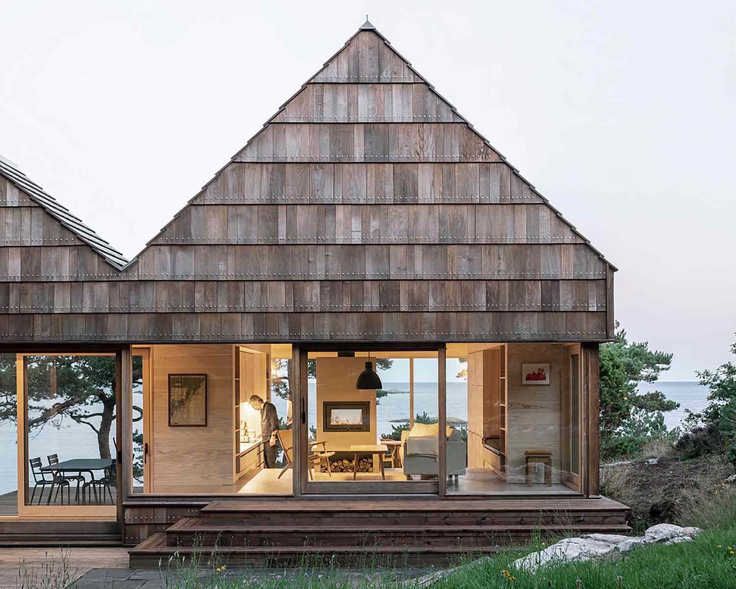 Serene Seaside Retreat Is Built With Wood Scraps